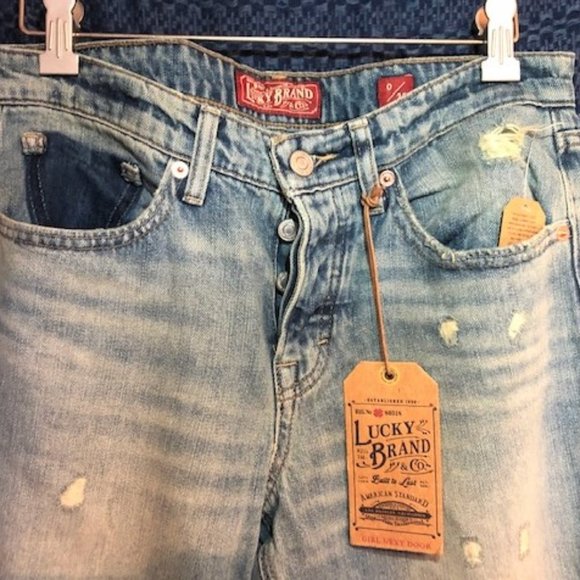 Lucky Brand Distressed Girl Next Door Jean - Picture 4 of 6